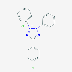 molecular formula C19H14Cl2N4 B077183 5-(4-Chlorophenyl)-2,3-diphenyl-2h-tetrazol-3-ium chloride CAS No. 10557-51-4