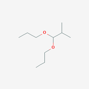 molecular formula C10H22O2 B077185 2-Methyl-1,1-dipropoxypropane CAS No. 13259-75-1