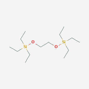 molecular formula C14H34O2Si2 B077198 1,2-Bis(triethylsilyloxy)ethane CAS No. 13175-68-3
