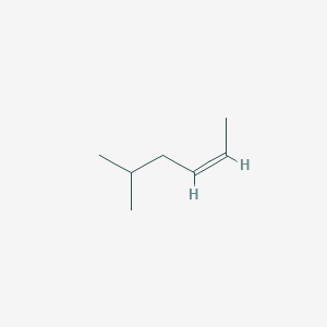molecular formula C7H14 B077202 (Z)-Hex-2-ene, 5-methyl- CAS No. 13151-17-2