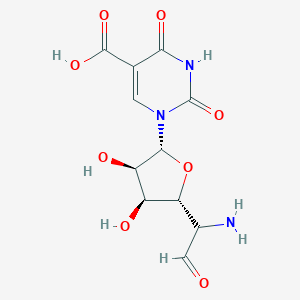 molecular formula C11H13N3O8 B077205 Polyoxin CAS No. 11113-80-7