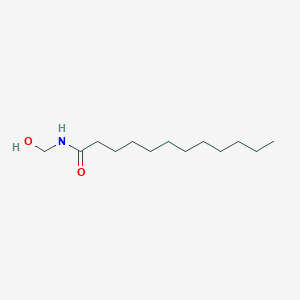 molecular formula C13H27NO2 B077209 N-(Hydroxymethyl)dodecanamide CAS No. 13157-47-6