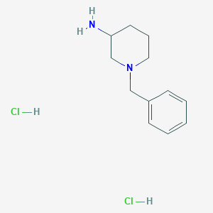 molecular formula C12H20Cl2N2 B7721024 1-Benzylpiperidin-3-amine dihydrochloride 