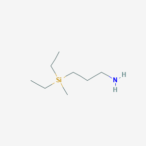 1-Propanamine, 3-(diethylmethylsilyl)-