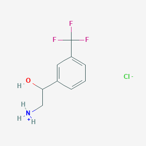 molecular formula C9H11ClF3NO B7721118 alpha-Aminomethyl-m-trifluoromethylbenzyl alcohol hydrochloride 
