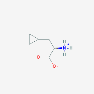 (2R)-2-azaniumyl-3-cyclopropylpropanoate
