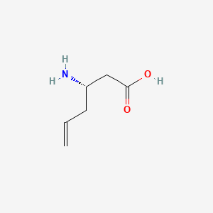 molecular formula C6H11NO2 B7721127 5-Hexenoic acid, 3-amino-, (3S)- 