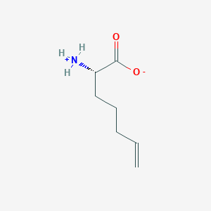 molecular formula C7H13NO2 B7721130 (2S)-2-azaniumylhept-6-enoate 