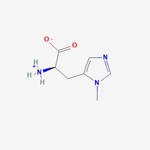 (2R)-2-azaniumyl-3-(3-methylimidazol-4-yl)propanoate