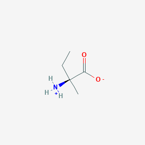 (2S)-2-azaniumyl-2-methylbutanoate
