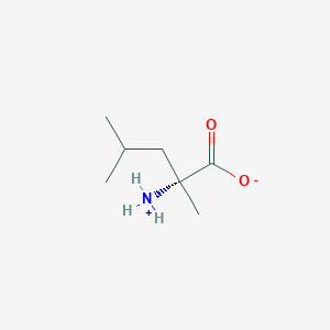 (2R)-2-azaniumyl-2,4-dimethylpentanoate