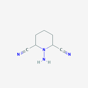 B077212 1-Aminopiperidine-2,6-dicarbonitrile CAS No. 13195-81-8