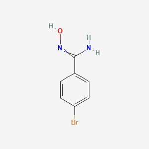 molecular formula C7H7BrN2O B7721205 4-bromo-N'-hydroxybenzenecarboximidamide 