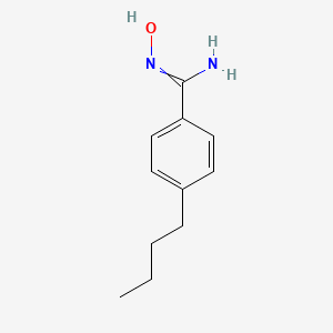 4-butyl-N-hydroxybenzene-1-carboximidamide