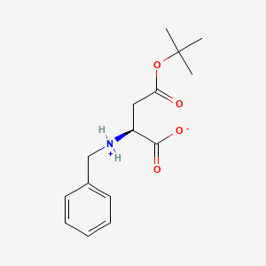 (2S)-2-(benzylazaniumyl)-4-[(2-methylpropan-2-yl)oxy]-4-oxobutanoate