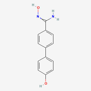 molecular formula C13H12N2O2 B7721298 N,4'-Dihydroxy-[1,1'-biphenyl]-4-carboximidamide 