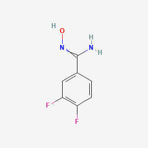 molecular formula C7H6F2N2O B7721314 3,4-difluoro-N'-hydroxybenzenecarboximidamide 