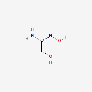 molecular formula C2H6N2O2 B7721316 N',2-dihydroxyethanimidamide 