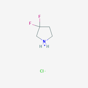 3,3-Difluoropyrrolidin-1-ium;chloride