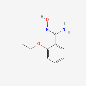 molecular formula C9H12N2O2 B7721351 2-ethoxy-N'-hydroxybenzenecarboximidamide 