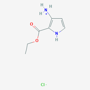molecular formula C7H11ClN2O2 B7721358 Ethyl-3-amino-1H-pyrrol-2-carboxylathydrochlorid 