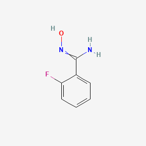 molecular formula C7H7FN2O B7721453 2-fluoro-N'-hydroxybenzenecarboximidamide 