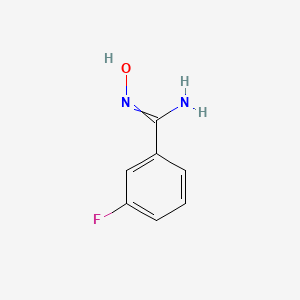 molecular formula C7H7FN2O B7721458 3-Fluoro-N-hydroxy-benzamidine 