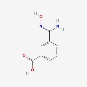 molecular formula C8H8N2O3 B7721490 3-(N'-hydroxycarbamimidoyl)benzoic acid 