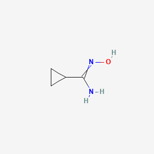 molecular formula C4H8N2O B7721512 N'-hydroxycyclopropanecarboximidamide 