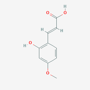 molecular formula C10H10O4 B7721563 (E)-3-(2-Hydroxy-4-methoxyphenyl)acrylic acid 