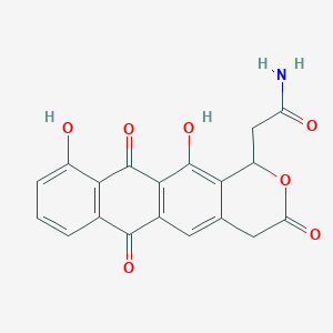 molecular formula C19H13NO7 B077216 Ekatetrone CAS No. 12794-19-3