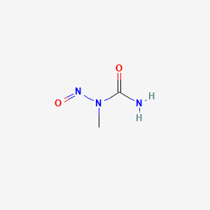 molecular formula C2H5N3O2 B7721670 N-Methyl-N-nitrosourea CAS No. 28606-00-0