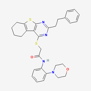molecular formula C30H32N4O2S2 B7721802 iHCK-37 