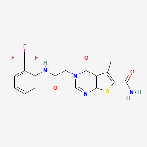 molecular formula C17H13F3N4O3S B7721862 MFCD07392534 