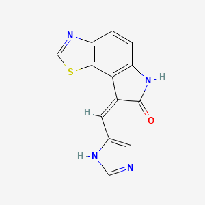 molecular formula C13H8N4OS B7721885 PKR-IN-C16 CAS No. 1159885-47-8