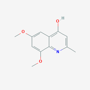 molecular formula C12H13NO3 B7722090 6,8-dimethoxy-2-methylquinolin-4-ol 