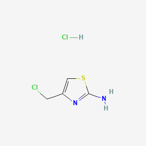 molecular formula C4H6Cl2N2S B7722226 2-Amino-4-(chloromethyl)thiazole hydrochloride CAS No. 60090-58-6
