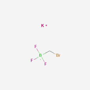 molecular formula CH2BBrF3K B7722229 potassium;bromomethyl(trifluoro)boranuide 