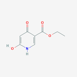 molecular formula C8H9NO4 B7722238 ethyl 6-hydroxy-4-oxo-1H-pyridine-3-carboxylate 