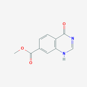molecular formula C10H8N2O3 B7722282 methyl 4-oxo-1H-quinazoline-7-carboxylate 