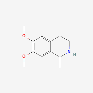 molecular formula C12H17NO2 B7722336 6,7-Dimethoxy-1-methyl-1,2,3,4-tetrahydroisoquinoline CAS No. 38520-68-2