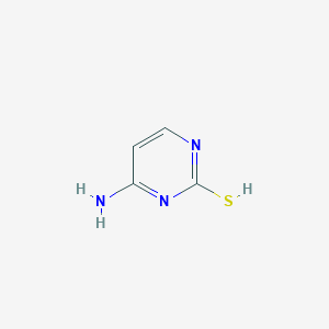 molecular formula C4H5N3S B7722405 4-aminopyrimidine-2-thiol 