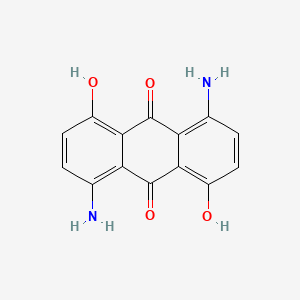 molecular formula C14H10N2O4 B7722721 1,5-Diamino-4,8-dihydroxyanthraquinone CAS No. 52365-48-7
