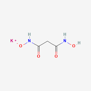 molecular formula C3H5KN2O4 B7722789 potassium;N-hydroxy-N'-oxidopropanediamide 