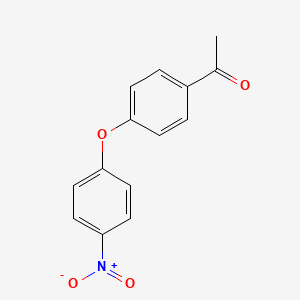 molecular formula C14H11NO4 B7722808 4-ACETYL-4'-NITRODIPHENYL ETHER CAS No. 5228-16-0