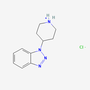 1-Piperidin-1-ium-4-ylbenzotriazole;chloride