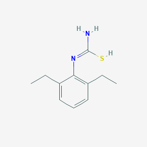 molecular formula C11H16N2S B7722923 N'-(2,6-diethylphenyl)carbamimidothioic acid 