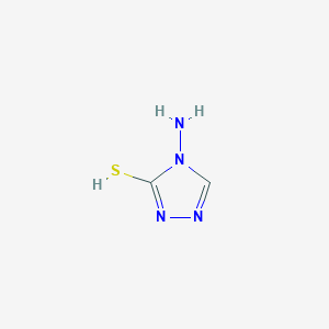 molecular formula C2H4N4S B7722964 4-amino-1,2,4-triazole-3-thiol 