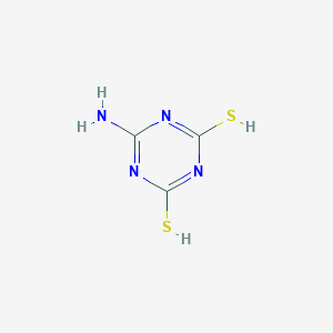 molecular formula C3H4N4S2 B7723178 6-amino-1,3,5-triazine-2,4-dithiol 