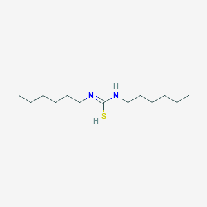 molecular formula C13H28N2S B7723180 N,N'-dihexylcarbamimidothioic acid 